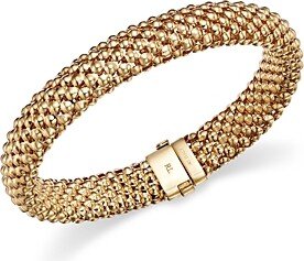 Popcorn Link Bracelet in 14K Yellow Gold