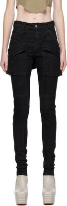 Black Creatch Jeans