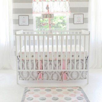 Crib Bedding Set Gray