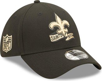 Men's Black New Orleans Saints 2022 Sideline 39THIRTY Flex Hat