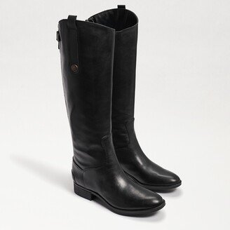 Penny Wide Calf Leather Riding Boot