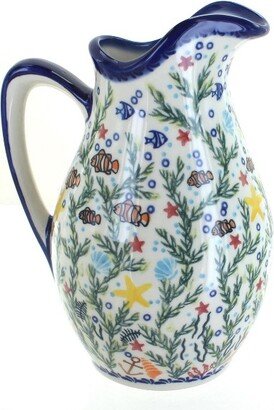 Blue Rose Pottery Blue Rose Polish Pottery Atlantis Pitcher