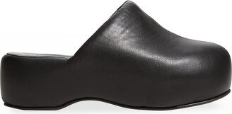 Bubble Vegan Leather Slide Clogs-AA