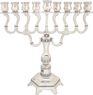 Hanukkah Menorah Design 9 Branches Chanukah Candle Holder Can Fit Also To Oil Cup-AA