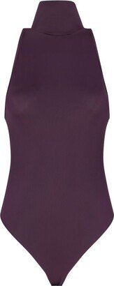 The Andamane Norah Turtleneck Sleeveless Stretch Bodysuit