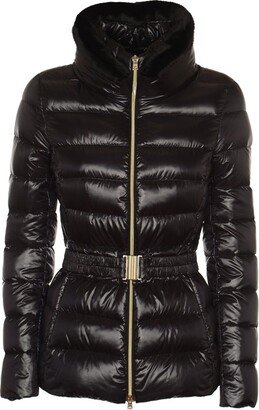 Claudia Belted Quilted Puffer Jacket
