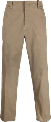 Tapered-Leg Tailored Chinos-AA