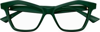 Cat-Eye Frame Glasses-AS