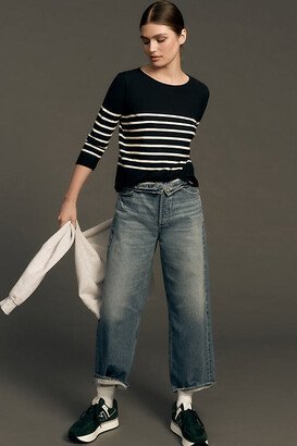 Gaucho Vintage Crop Wide-Leg Jeans