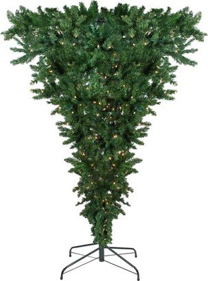 Northlight 7Ft Pre-Lit Green Spruce Artificial Upside Down Christmas Tree