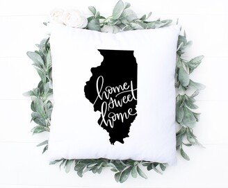 Illinois Throw Pillow Cover, Gift Decor Sofa Housewarming Gift Welcome Wedding Shower