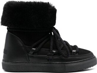 Shearling-Trim Ski Boots