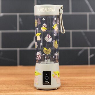 Uncanny Brands Star Wars The Mandalorian Usb - Rechargeable Portable Blender