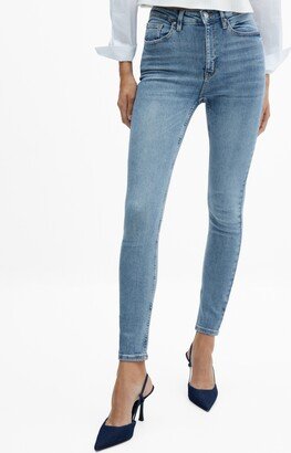 Women's High-Rise Skinny Jeans-AB