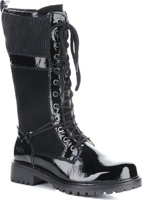 Hallowed Waterproof Patent Boot