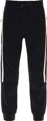 joggers with two-tone side bands