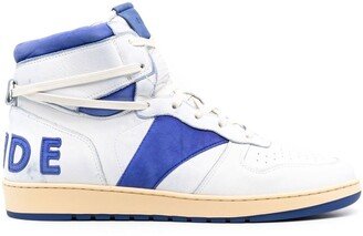 Two-Tone High-Top Sneakers-AA