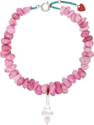 Pink Agate Necklace