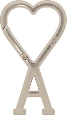 Paris Heart Logo Keychain