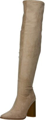 QUINCY Women's Over The Knee Stacked Heel Boots