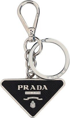 Triangle Logo Plaque Keyring