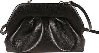 Tia Laminated Metallic Clutch Bag