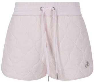 Quilted Drawstring Shorts