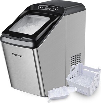 Nugget Ice Maker Machine Countertop Chewable Ice Maker 29lb/Day Self-Cleaning