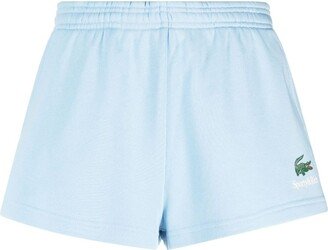 x Lacoste cotton track shorts