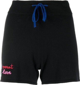 'mount Of Love' Drawstring Shorts