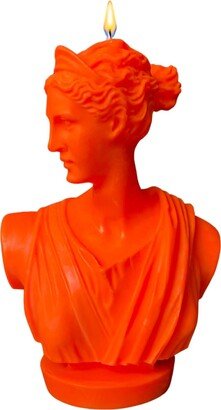 Neos Candlestudio Artemis Bust Candle - Neon Orange