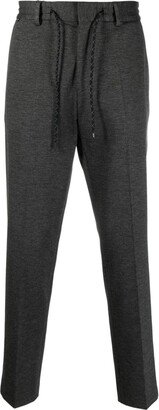 Drawstring Tapered Trousers-AW