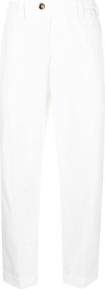 PT Torino Pressed-Crease Tapered Leg Trousers-AA