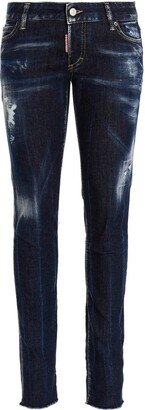 Wrinkle Jennifer Cropped Jeans