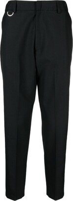 Pressed-Crease Tapered Trousers-AG