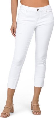 TJMAXX Deep Roll Cropped Jeans For Women