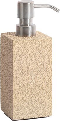 Posh Trading Company Chelsea Soap Dispenser - Shagreen Natural