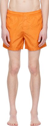 Orange Drawstring Swim Shorts