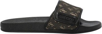 All-Over Logo Strap Slides-AA