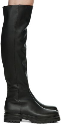 Black Leather Quinn Tall Boots