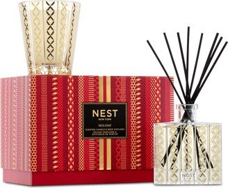 2-Pc. Holiday Candle & Reed Diffuser Gift Set