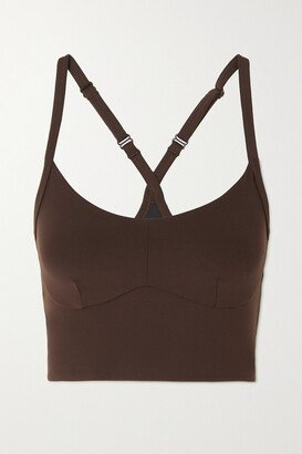 Always Surrey Stretch Recycled Sports Bra - Brown