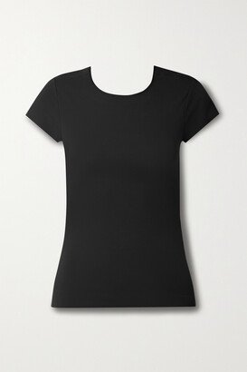 Yoga Luxe Infinalon Dri-fit T-shirt - Black