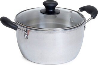 8qt Aluminum Pot with Glass Lid and Bakelite Handles