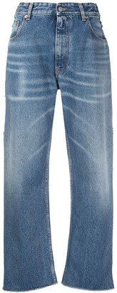 Mid-Rise Wide-Leg Jeans-AN