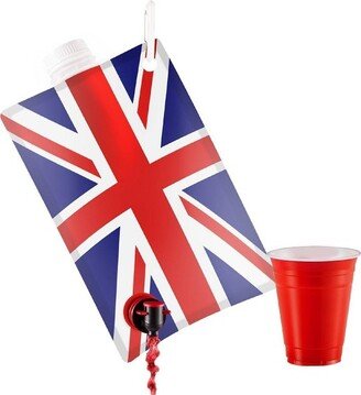 Party Flasks British Flag Flask