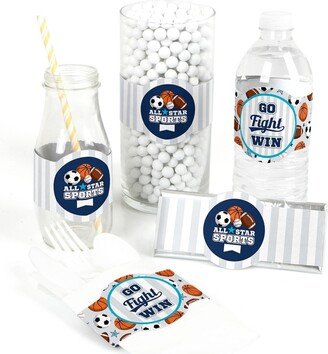 Big Dot Of Happiness Go, Fight, Win - Sports - Party Diy Wrapper Favors and Decorations - Set of 15