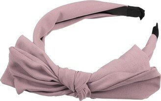 Unique Bargains Women's Big Bowknot Headband Hairband 1.2