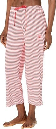 Anniversary Stripe Capris PJ (Teaberry) Women's Pajama