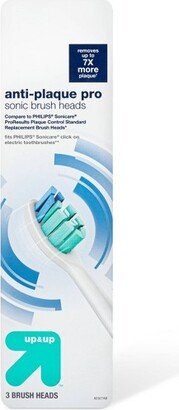 Powered Toothbrush Head - 3ct - up & up™